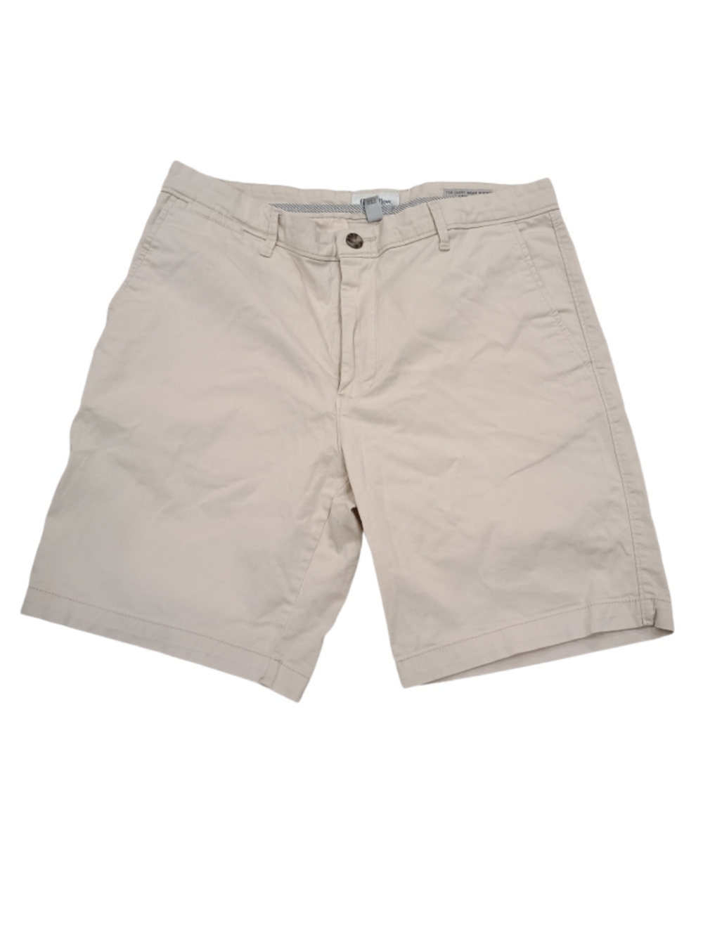 Goodfellow & Co Beige Flat-Front Chino Shorts